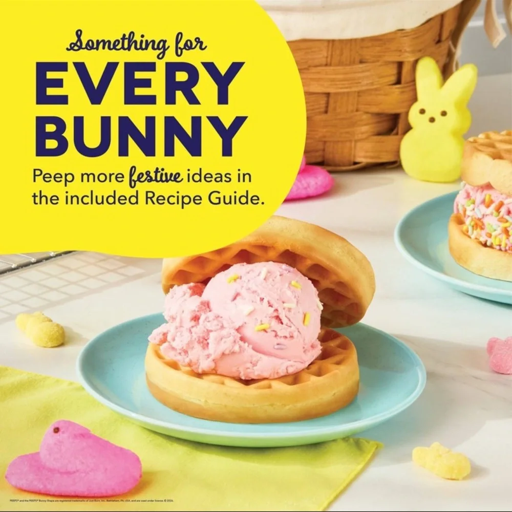New! Dash × Peeps Mini Waffle Maker Yellow Chick, Spring 2026, Easter